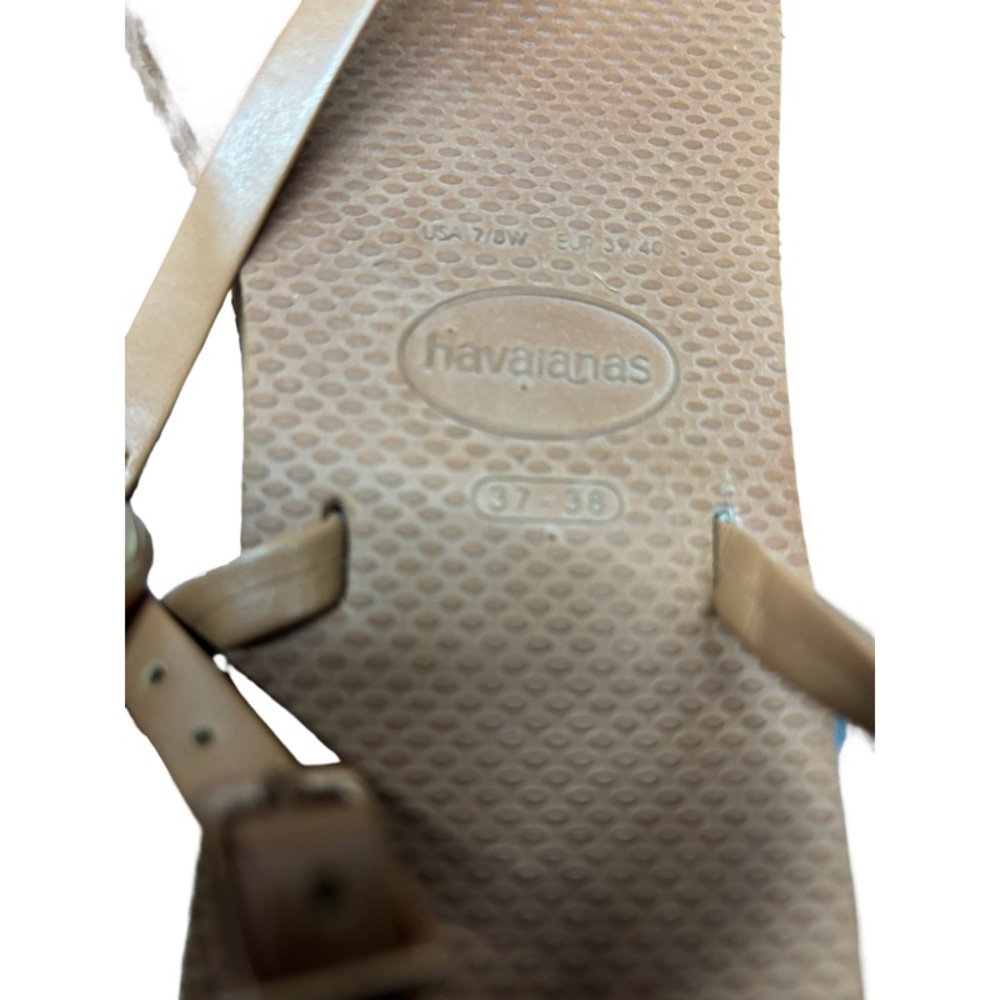YOU BELIZE T-STRAP SANDALS IN RUST Size 37-38 (6.5-7) - Picture 7 of 7